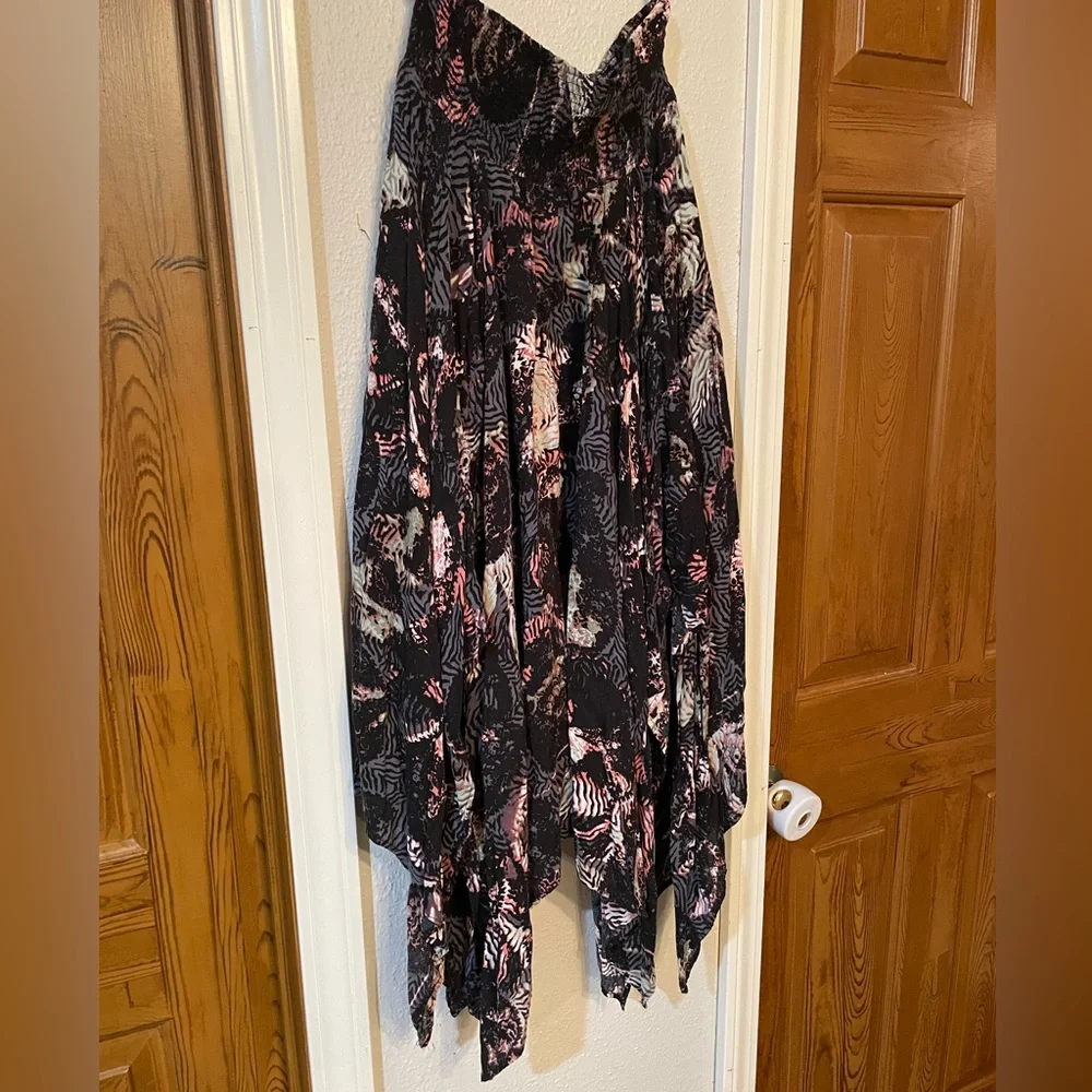 Free People Floral Strapless Skirt XS - Picture 3 of 8